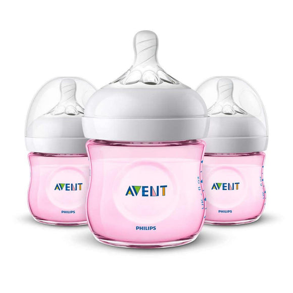 Natural Baby Bottle, Pink Edition, 4 oz