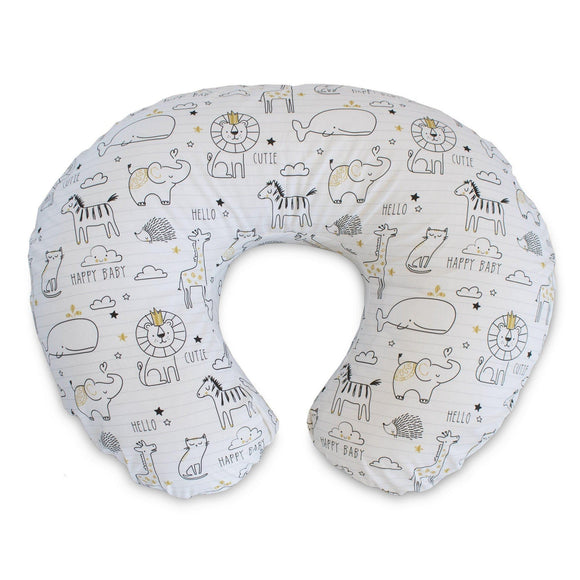 Feeding & Infant Support Pillow, Notebook Black & Gold