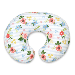 Feeding & Infant Support Pillow, Blue Pink Posy