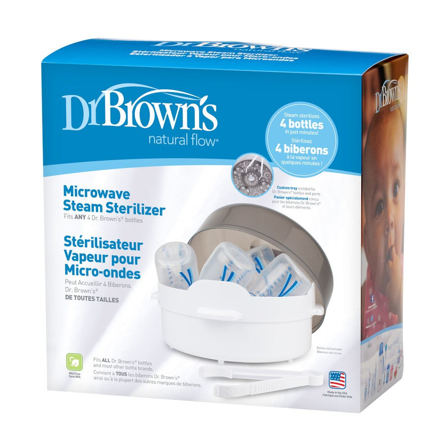 Brown's Natural Flow® Baby Bottle Microwave Steam Sterilizer