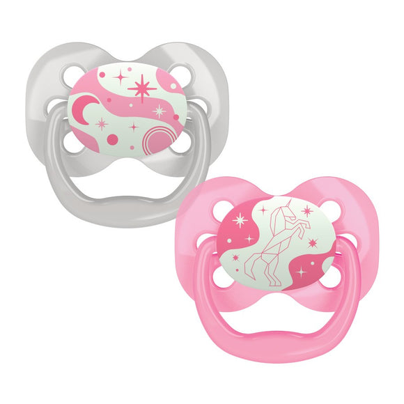 Dr. Brown’s™ Advantage™ Glow-in-the-Dark Pacifiers, 2 Count